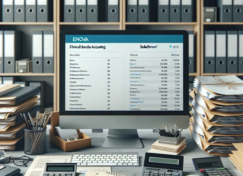 Sprawne księgowanie faktury końcowej z enova i saldeosmart