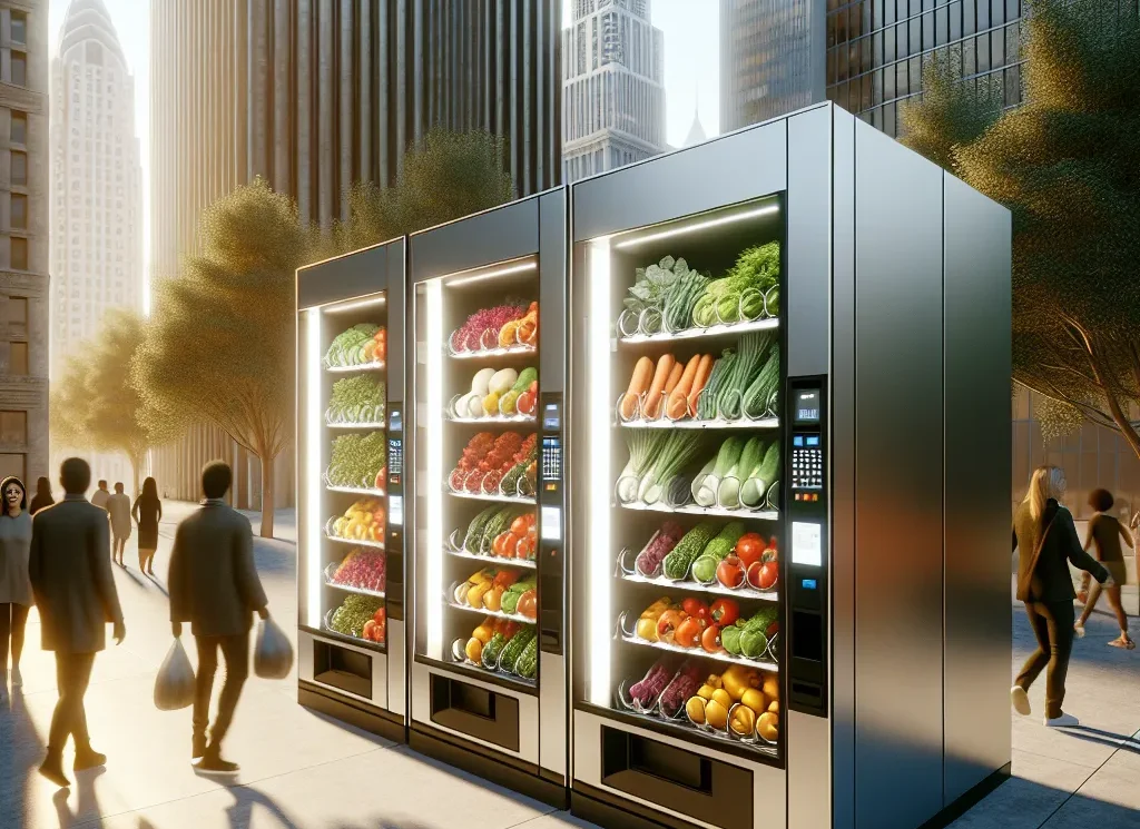 Nowoczesne automaty spożywcze – świeże warzywa prosto z uprawy