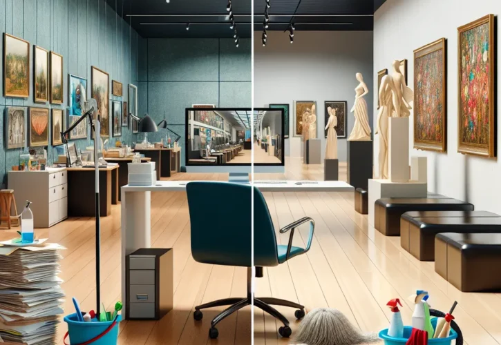 Profesjonalne sprzątanie biur i galerii – czystość, która buduje wizerunek