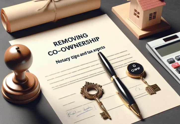 Zniesienie współwłasności bez niespodzianek – notarialne wskazówki i aspekty podatkowe